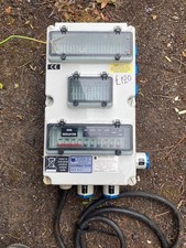 32amp 3phase Distribution box IP rated 3 x 13amp & 3 x 16amp outputs