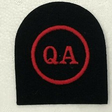 Royal Navy Quarters Assistant Cloth Badge Patch Genuine 1990's