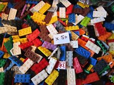 Lego FIFTY Standard Building Bricks / 4x2x1 Flat Plate - X 50 in Various Colours