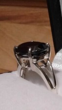 Sterling Silver Haematite Ring 6.91cts - from Rocks and Co
