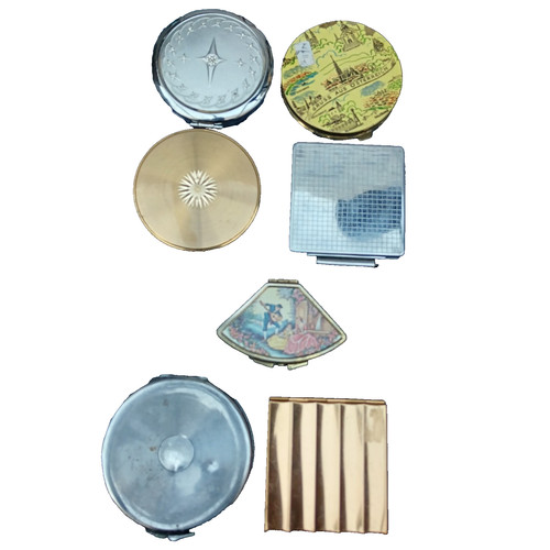 Vintage powder compacts job - vintage,