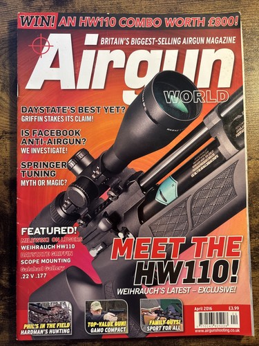 Airgun world magazine april - airgun,