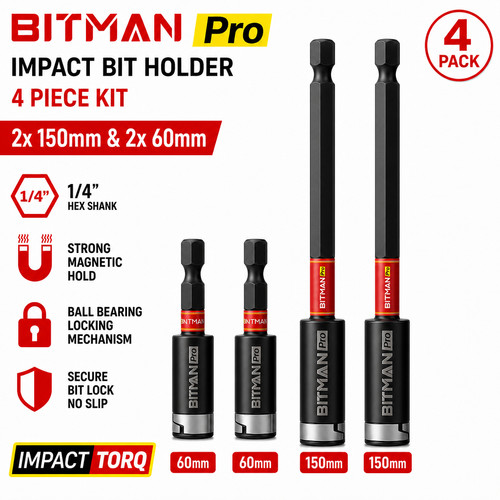 Bitman impact bit - 4x,