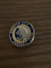 Chester City FC Enamel Pin Badge 1990s