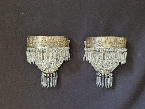 Pair vintage brass - pair,