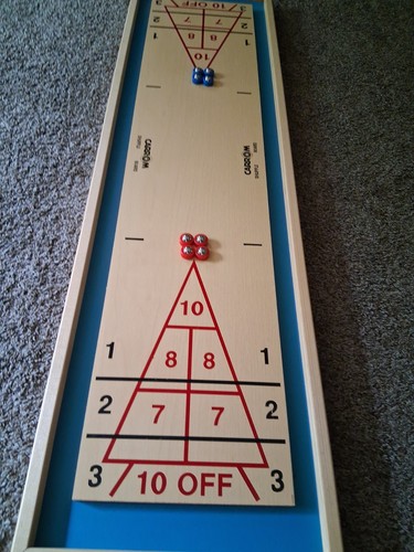 Vintage carrom shuffleboard - vintage,