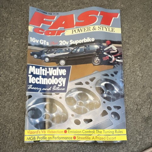 Fast car magazine october 1988 - fast,