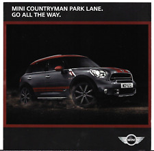 Mini Countryman Park Lane Limited Edition 2015 UK Market Sales Brochure