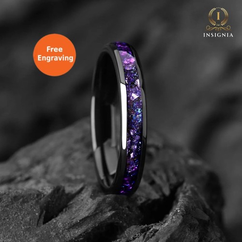 Black alexandrite ring for - black,