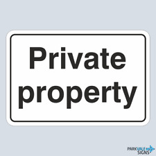 Private Property Sign