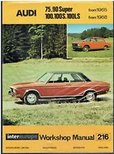 AUDI 100 SALOON & 100S COUPE ( C1 SERIES ) 1969-1973 OWNERS WORKSHOP MANUAL