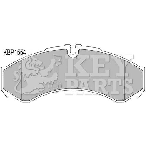 Brake pads set for iveco - pads,