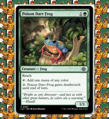 Poison dart frog mtg - poison,