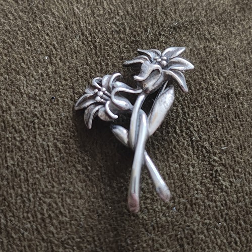 925 sterling silver - 925, floral