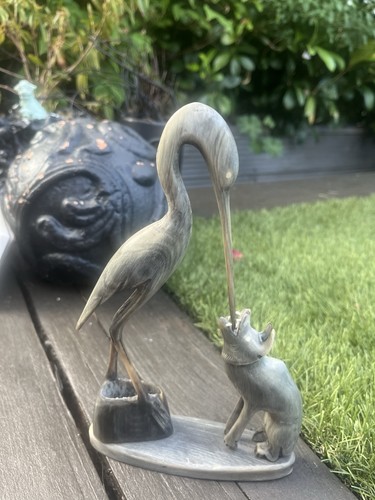 Vintage horn carving aesop - carving, aesop's
