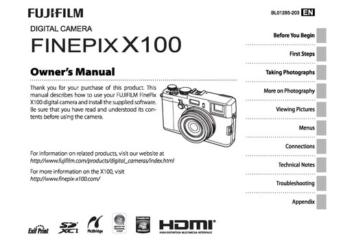 Fuji fujifilm x100 finepix - fujifilm,