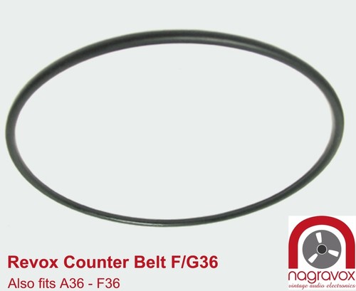 Revox long black counter belt - long,