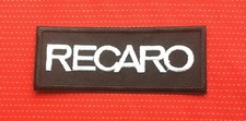 RECARO SEATS MOTOR RACING SPORTS CAR BADGE IRON SEW ON PATCH