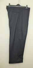 Men's 1940's Oxford Bags Trousers WWII reenactment  charcoal grey Pinstripe 40s
