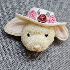 VINTAGE Bunny Rabbit Flower