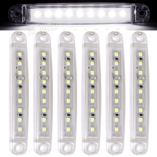 Led side marker lights 12v - 6x,