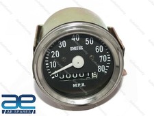 Smiths Speedometer 80 Mph Black 2.5" For Norton BSA Royal Enfield Triumph