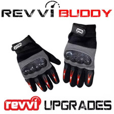 Revvi Kids Bike Gloves Knuckle