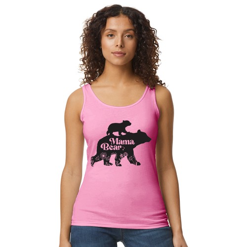 Mama bear womens vest - bear,