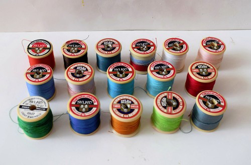 Vintage sylko cotton reels - sylko,
