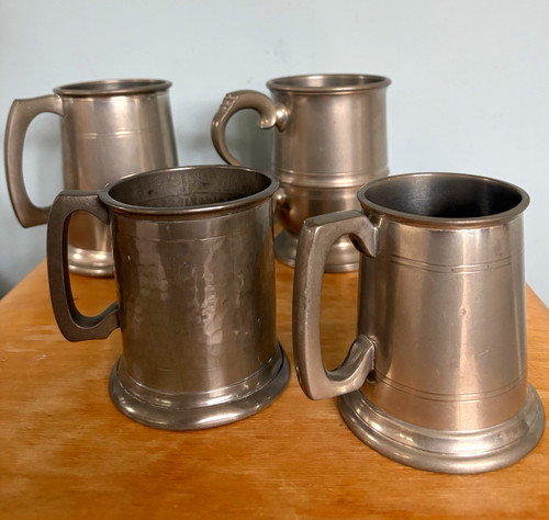 Set pewter beer - of,