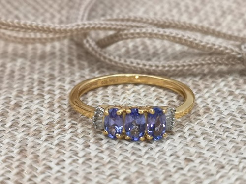 Djoy tanzanite white diamond - tanzanite,