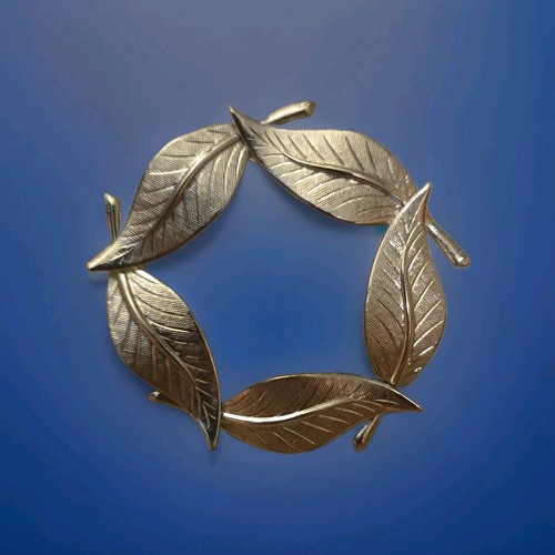 Vintage silvertone brooch - vintage, pin