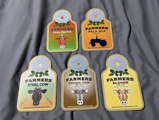 5 BRADFIELD BREWERY. Beer pump clips.
