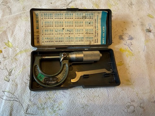 Mitutoyo micrometer - micrometer, 0-1”