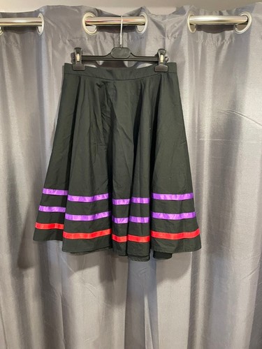 Character skirt black cotton - character,