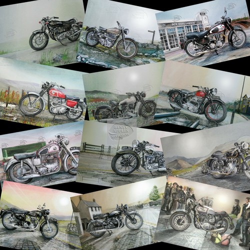 Vintage british motorbikes - vintage,
