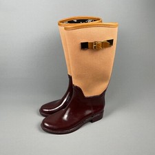 TED BAKER Wellies Wellington Boots Womens Size UK 5 | EUR 38 Slip On Brown
