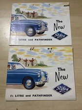 Hb27- The New Riley 1.5Litre And  Pathfinder Card Brochure & Fold Out Brochure