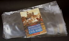 5X PROTECTIVE ADJUSTABLE PAPERBACK BOOKS COVERS clear plastic (SIZE 216MM)