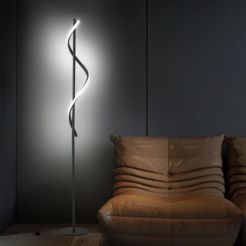 40w spiral led floor lamp - spiral,