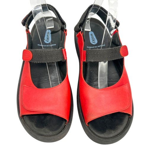 Wolky jewel red leather - jewel,