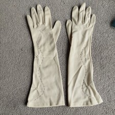 Ladies vintage long white