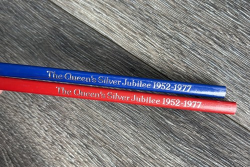 Pair silver jubilee pencils - pair,