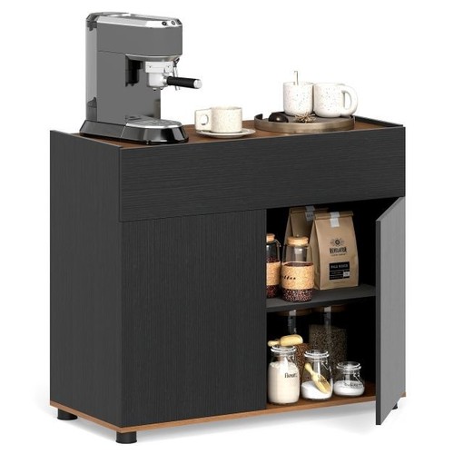 Wooden coffee bar - wooden, station