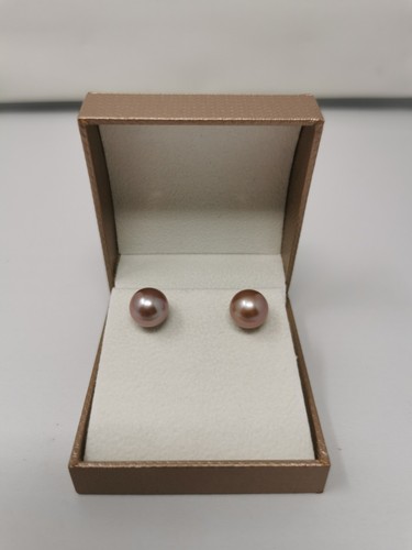 14ct yellow gold - purple, pink