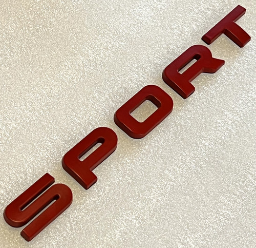 New matt red - range, rover