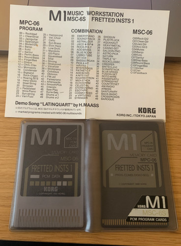 Korg msc fretted - korg, m1