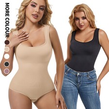 Women Slimming Bodysuit Body Shaper Ladies Body Suit Tummy Control Shapewear UK