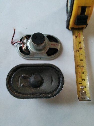 Ten small oval speakers - ten,