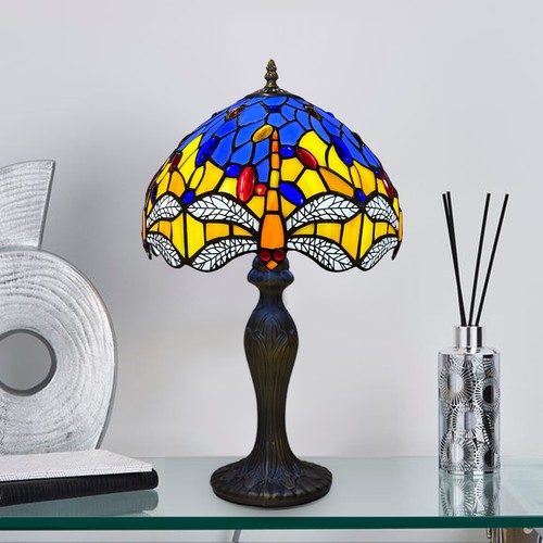 Tiffany dragonfly table lamp - tiffany,